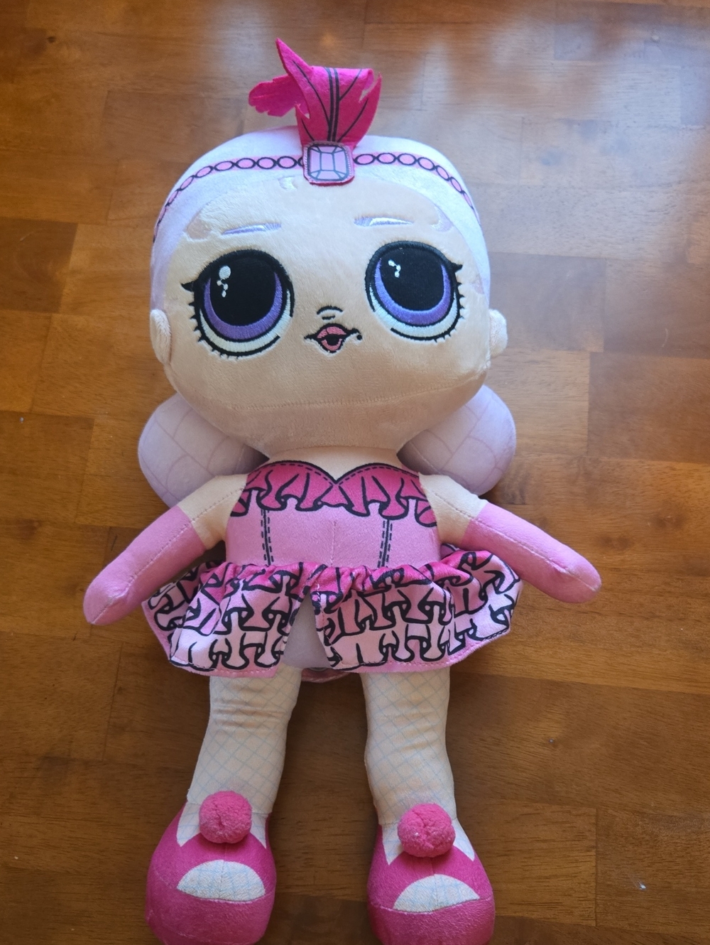 L.O.L. Surprise! Plush Doll Pink Purple White